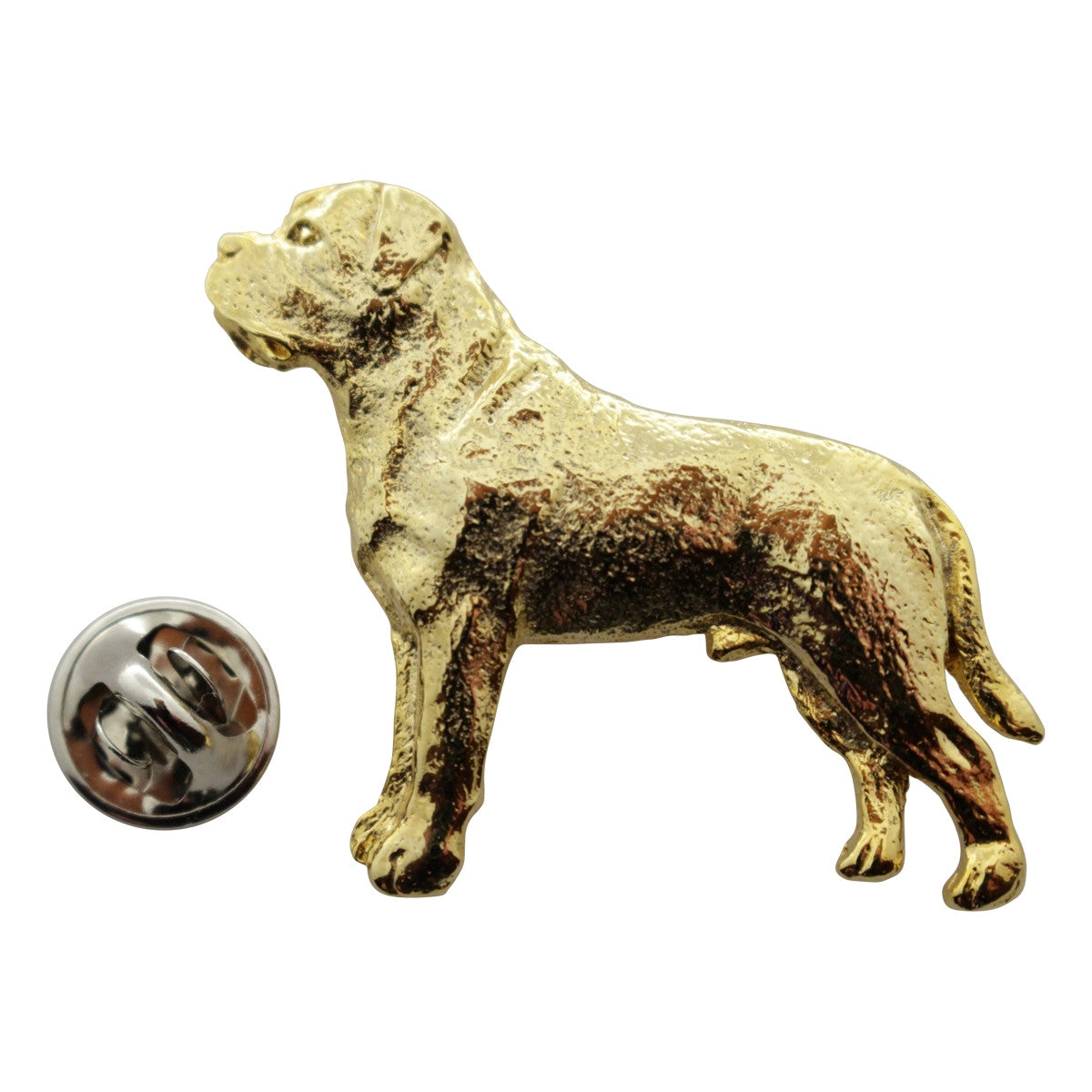 Mastiff Pin ~ 24K Gold ~ Lapel Pin ~ 24K Gold Lapel Pin ~ Sarah's Treats & Treasures